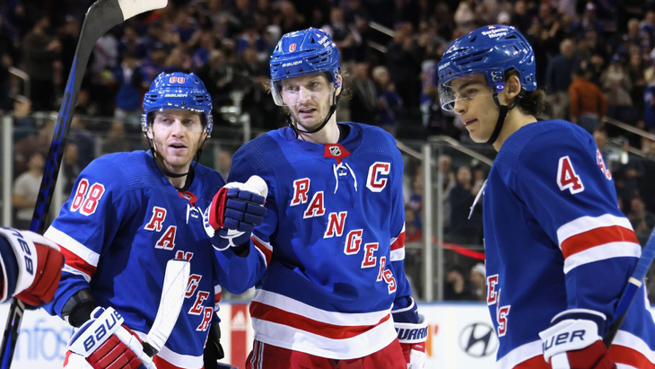 «Рейнджерс» в матче с «Вашингтоном»