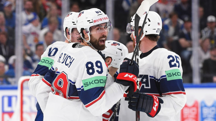 США в матче с Финляндией