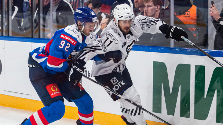 «Трактор» в матче с «Ладой» в Тольятти