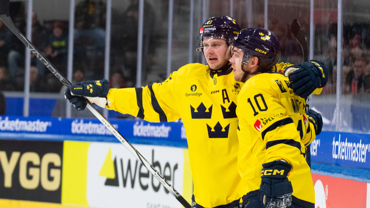 Швеция в матче с Финляндией