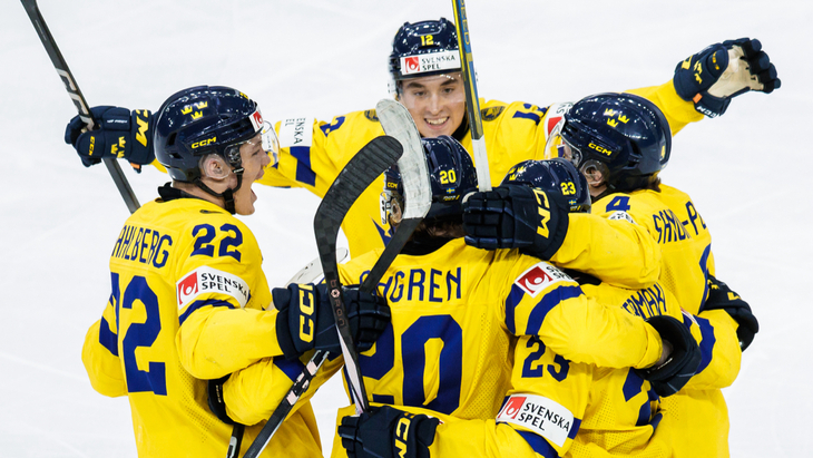 Швеция в игре с Чехией