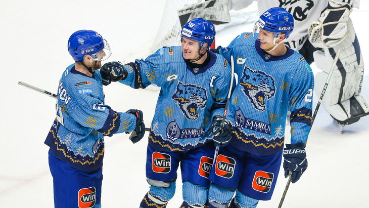 «Барыс» в матче с «Трактором»