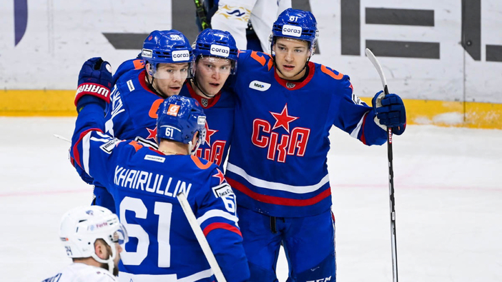 СКА в игре с «Барысом»