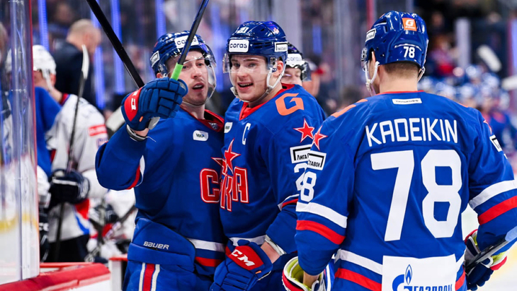 СКА в матче с «Ладой»