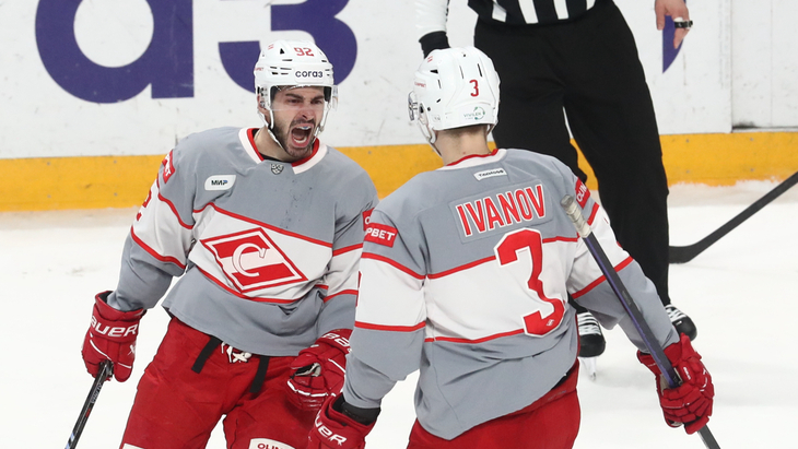 «Спартак» в матче с «Локомотивом»