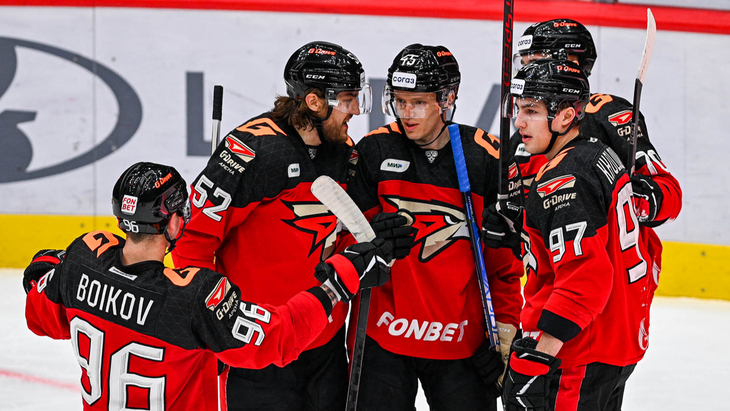 «Авангард» в игре с «Автомобилистом»