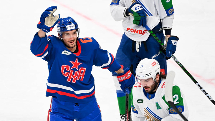 СКА в матче с «Салаватом Юлаевым»