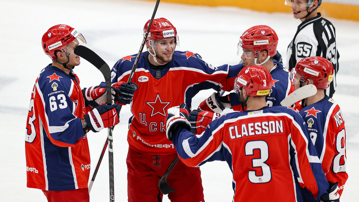 ЦСКА в игре с «Витязем»