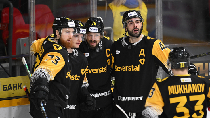 «Северсталь» в матче с «Нефтехимиком»