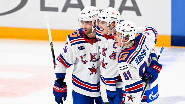 СКА в матче с «Динамо»