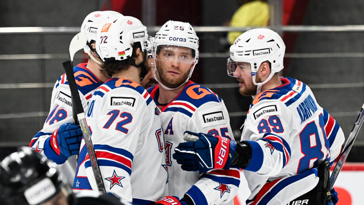 СКА в матче с «Витязем»