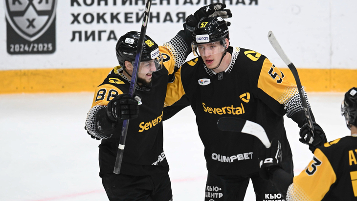 «Северсталь» в матче против СКА