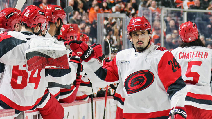 «Каролина» в матче с «Филадельфией»