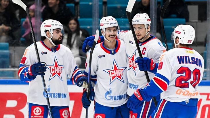 СКА разгромил «Барыс»