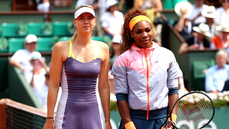 Мария Шарапова и Серена Уильямс