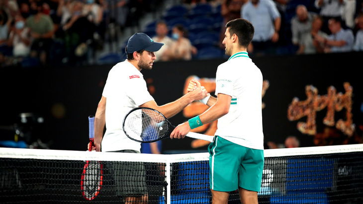Аслан Карацев и Новак Джокович