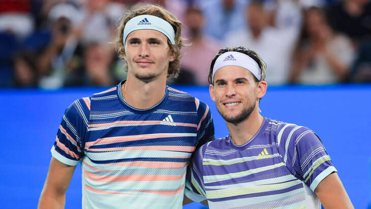 Александр Зверев и Доминик Тим