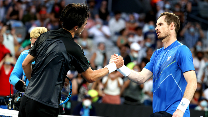 Таро Даниэль и Энди Маррей