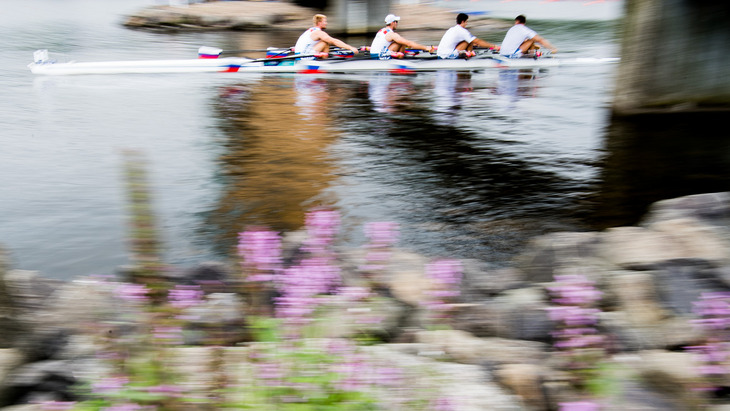 Российские гребцы