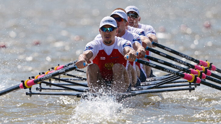 Российские гребцы