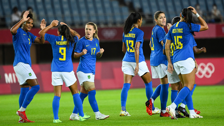 Бразильские футболистки