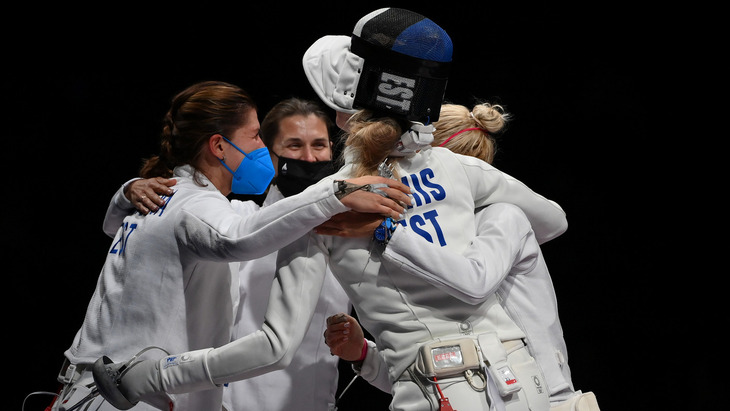 Эстонские шпажистки