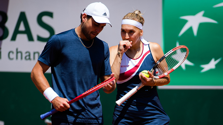 Елена Веснина и Аслан Карацев