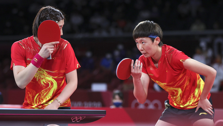 Спортсменки сборной Китая