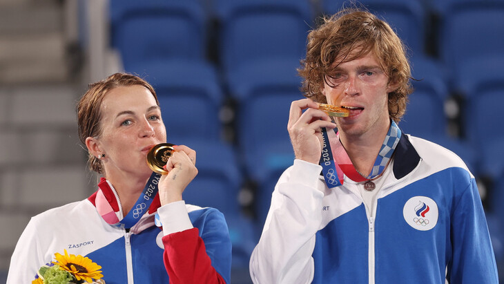 Анастасия Павлюченкова и Андрей Рублев